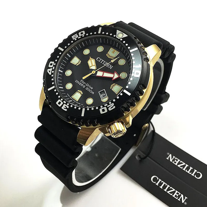 Citizen Promaster Dive Eco-Drive Solar Black Dial Men's Watch- BN0152-06E